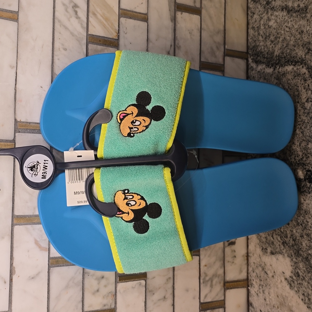 Disney Parks‎ Mickey Mouse Blue And Green Slides